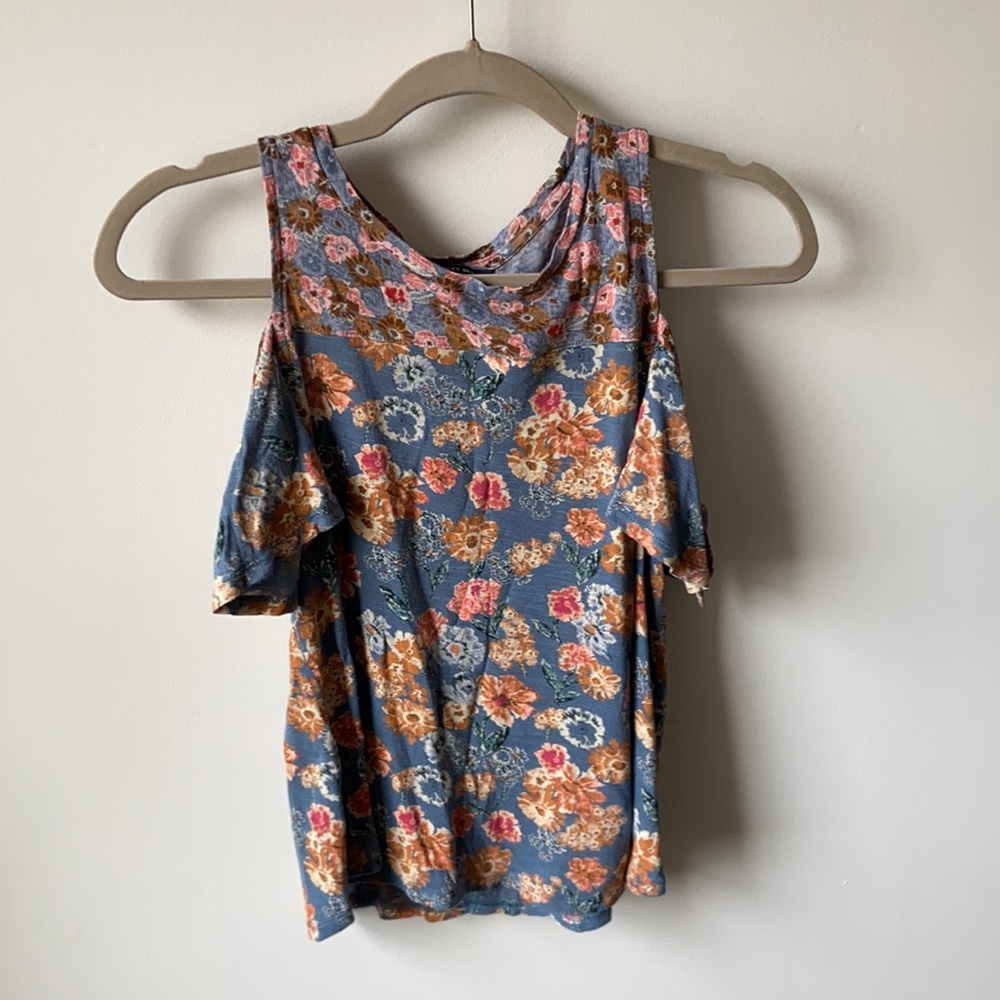 Lucky Brand Cold Shoulder T-Shirt